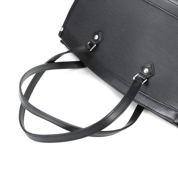 LOUIS VUITTON Black Leather Shoulder Bag - Picture 5 of 10